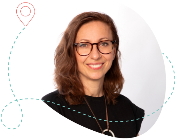 Retrato de la psicóloga Luisa Leizeriuc, ofreciendo 20 minutos de apoyo psicológico en línea gratis en la primera sesión.